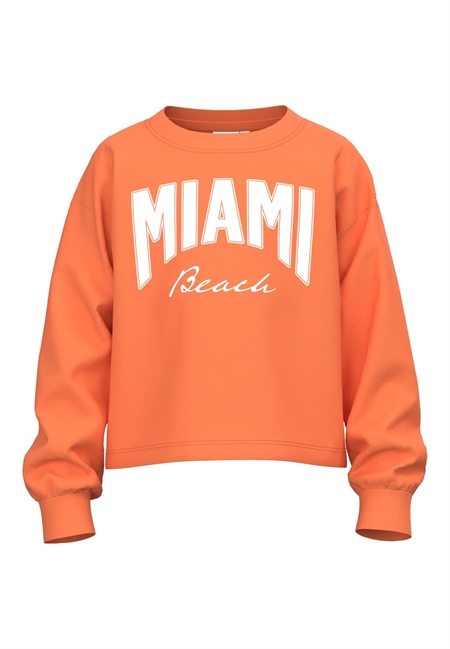 NAME IT Kort Sweat Shirt Vanita Coral Rose